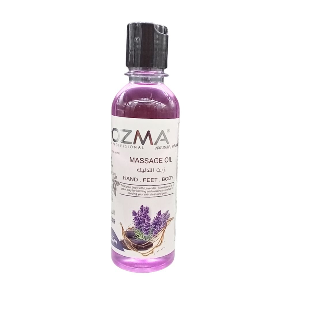 OZMA Clavo  Massage Oil  Lavender  for Dry Skin  Pure | Repair Dry Skin | Unbeatable Consistency and Quality. 250ml