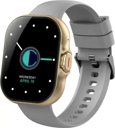 Cellecor A10 Rare| IP68 Waterproof Smartwatch | Rotating Crown Control  | Heart Rate Monitoring | Multi Sports Mode with Bluetooth Support for Calling and Music Control | 360*360 Pixels Resolution | In Built Mic &Speaker| Voice Assistance | 2.01" Display