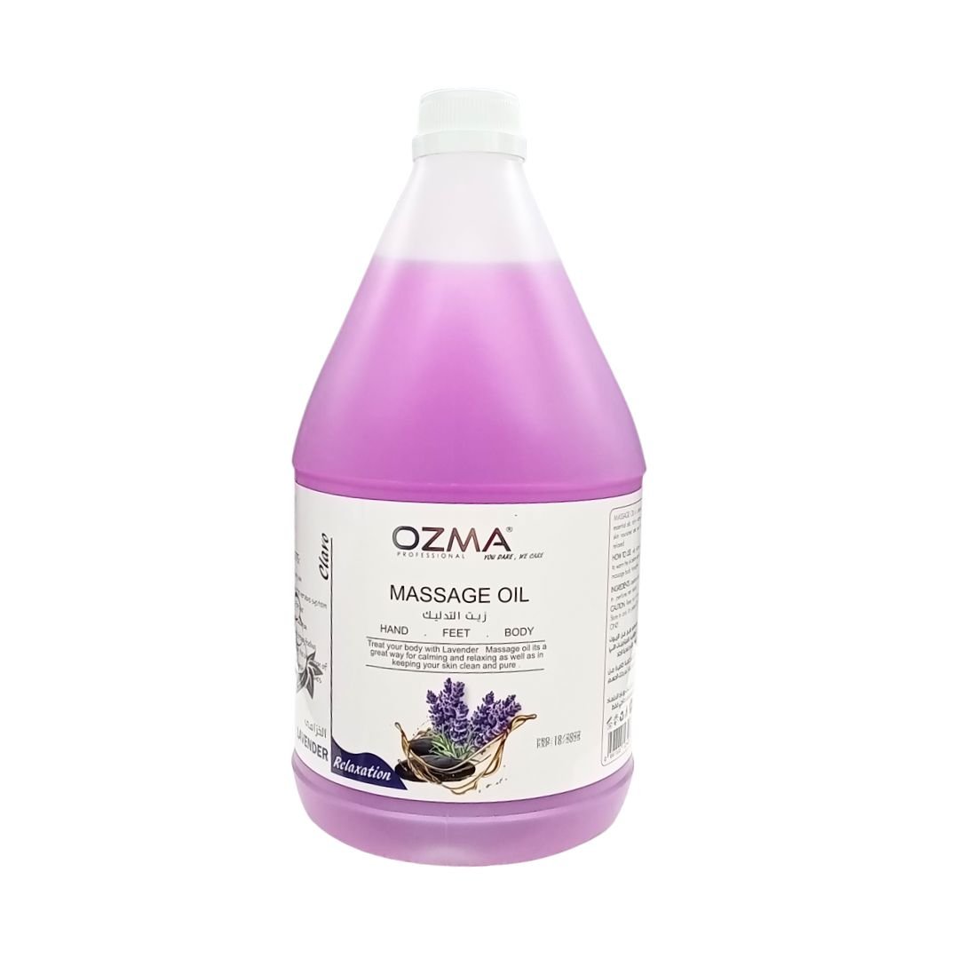 OZMA Clavo  Massage Oil  Lavender  for Dry Skin  Pure | Repair Dry Skin | Unbeatable Consistency and Quality. 3.78 L