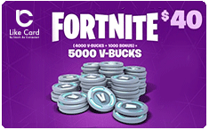 Fortnite Card 40$-US Account(PS4-X-One-Nintendo Switch)