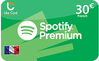 Spotify Card 30€ for France accounts