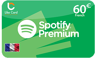 Spotify Card 60€ for France accounts