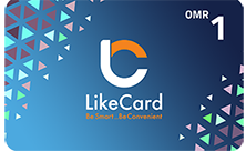 LikeCard Gift Card 1 OMR (Oman Account)