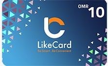 LikeCard Gift Card 10 OMR (Oman Account)