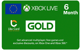 Xbox Live 6 Months - Europe