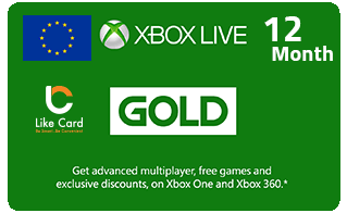 Xbox Live 12 Months - Europe