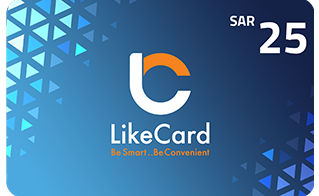 LikeCard Saudi store 25 SAR
