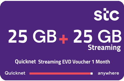 QuickNet 1Month 25G+ 25G streaming