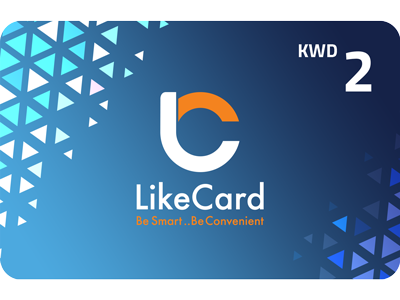 LikeCard Gift Card 2 KWD (Kuwait Account)