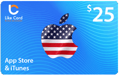 Apple & iTunes $25 -USA