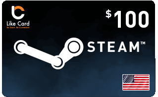 USA Steam Cards 100$