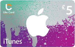 Apple & iTunes 5 GBP-British 