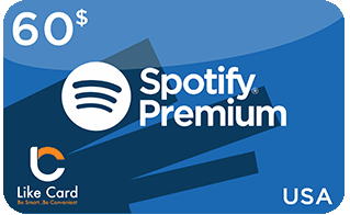 Spotify Card 60$ for US accounts