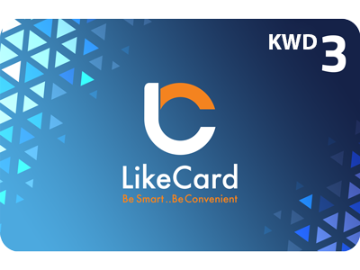 LikeCard Gift Card 3 KWD (Kuwait Account)