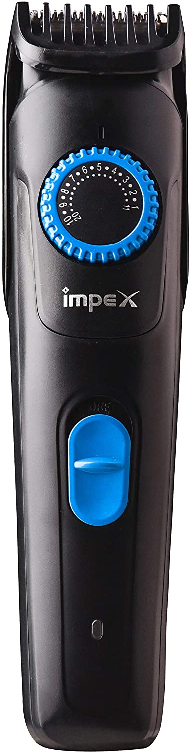 Impex Tidy-220 800mAh 3W Cordless Rechargeable Hair Trimmer Shaver for Men 50 mins Backup 2 Years Warranty, Black