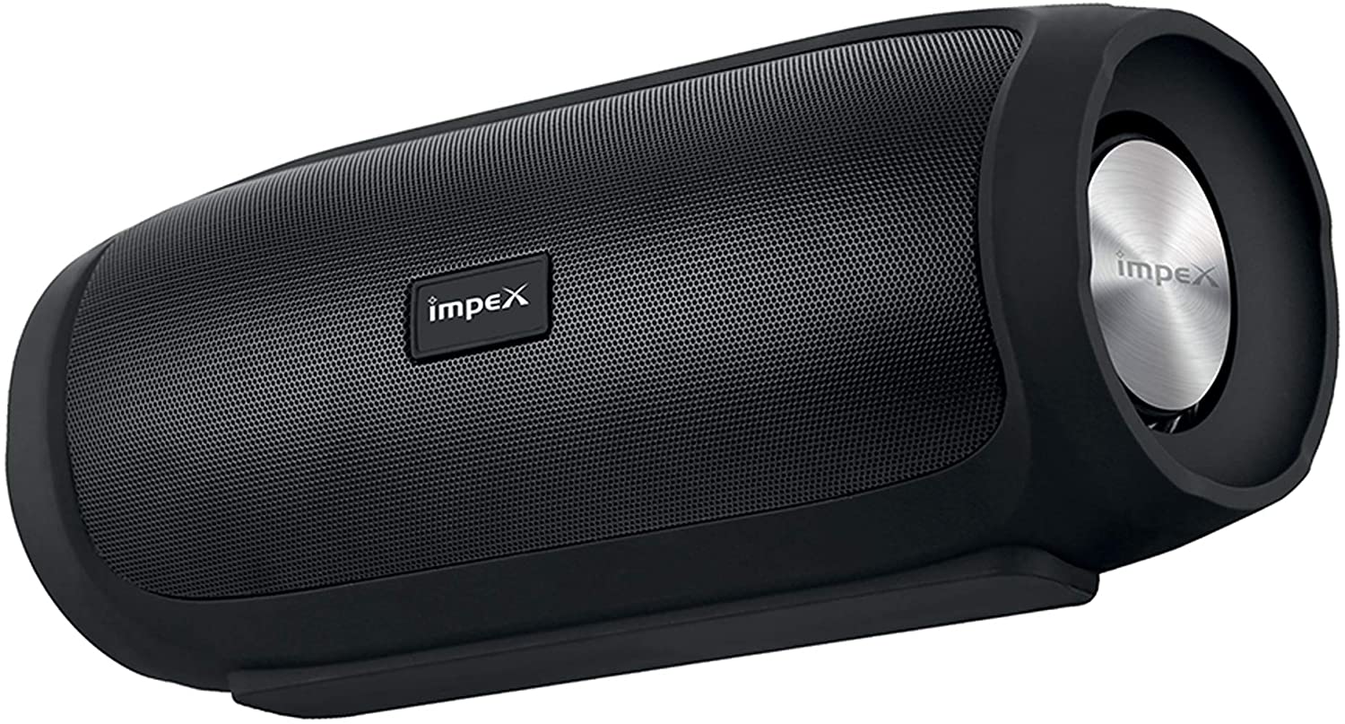 Impex BTS 2015 16 W Portable Wireless Bluetooth Speaker 2.0 Channel, Black,Red & Silver)