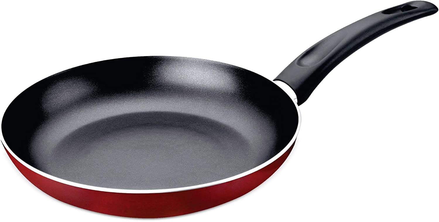 Impex IFP 2655 26 cm Premium Induction Base High Graded Non Stick Coated Aluminium Fry Pan with Warranty, Maroon