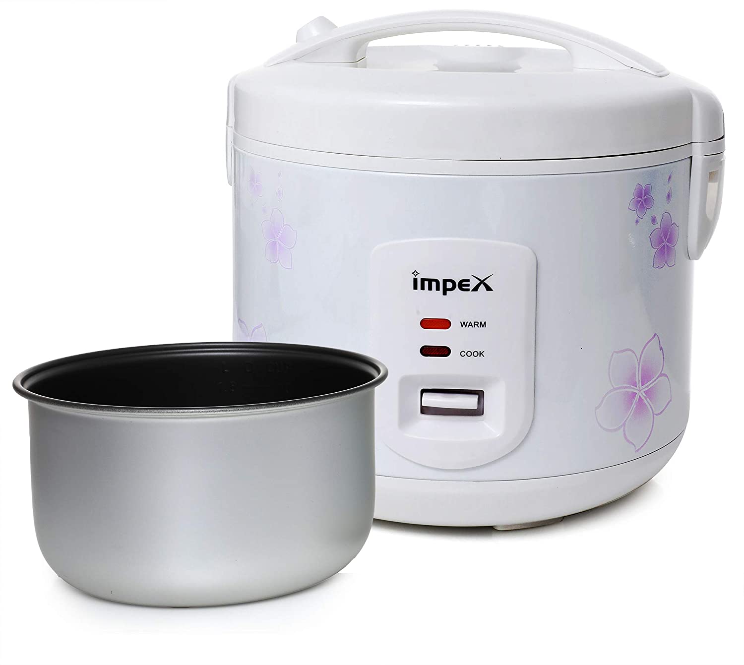 Impex RC 2803 700W Automatic Electric Rice Cooker 1.8 Liter with Aluminium Inner pot Safety Protection heating Coil