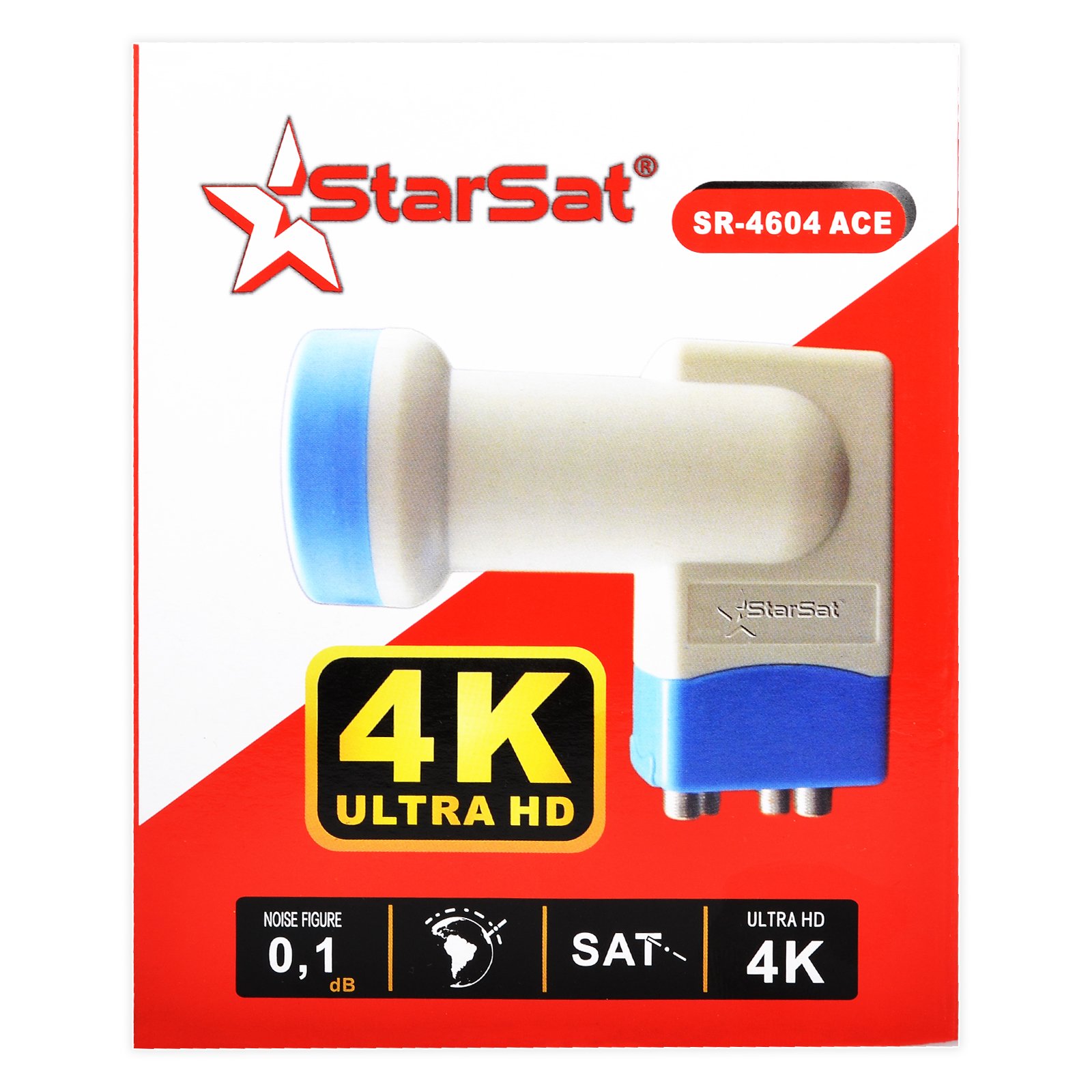 StarSat SR-4604 ACE 4K supported Digital KU Band Universal Quad LNBF