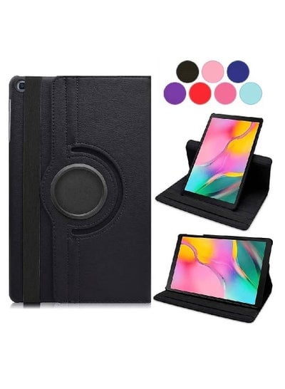 Samsung Galaxy Tab A7 10.4 2020 Case - 360 Degree Rotating Stand [Auto Sleep/Wake] Folio Leather Smart Cover Case Black