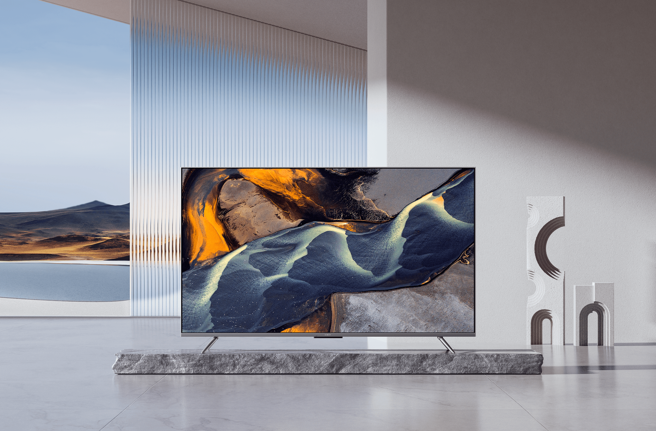 Xiaomi Tv Q2 65 Inch Ultra Hd 4K Qled Dolby Vision Iq And Dolby Atmos Aluminium Alloy Frame Google Tv Operating System 360 Degree Bluetooth Remote Control Xiaomi TV Q2 65 Grey