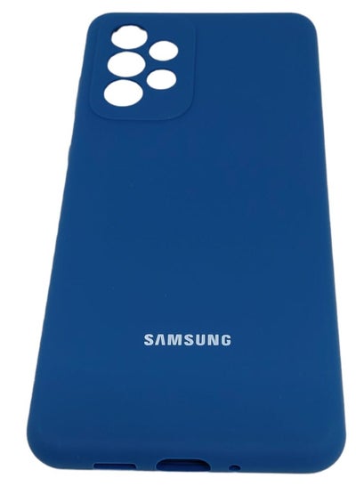 Soft TPU Back Cover Shockproof Silicone Protective Case Cover for Samsung Galaxy A73 Blue