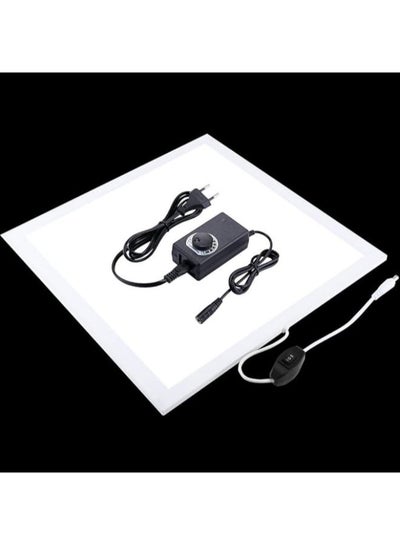 LED Photography Shadowless Softbox Bottom Light +Switch Shadow-free Adjustable Lamp Panel Acrylic Material for Photo Tent Box Dimming Light