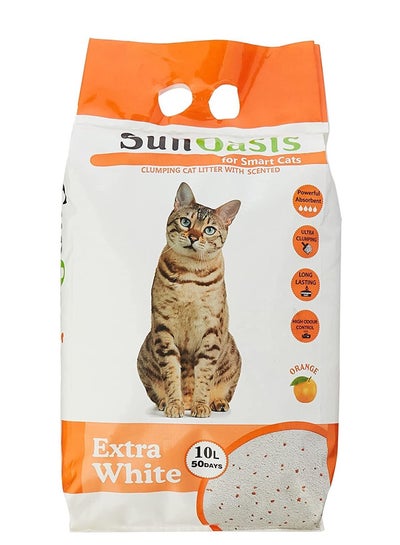 Sun Oasis Clumping Cat Litter Orange Scented 10 L