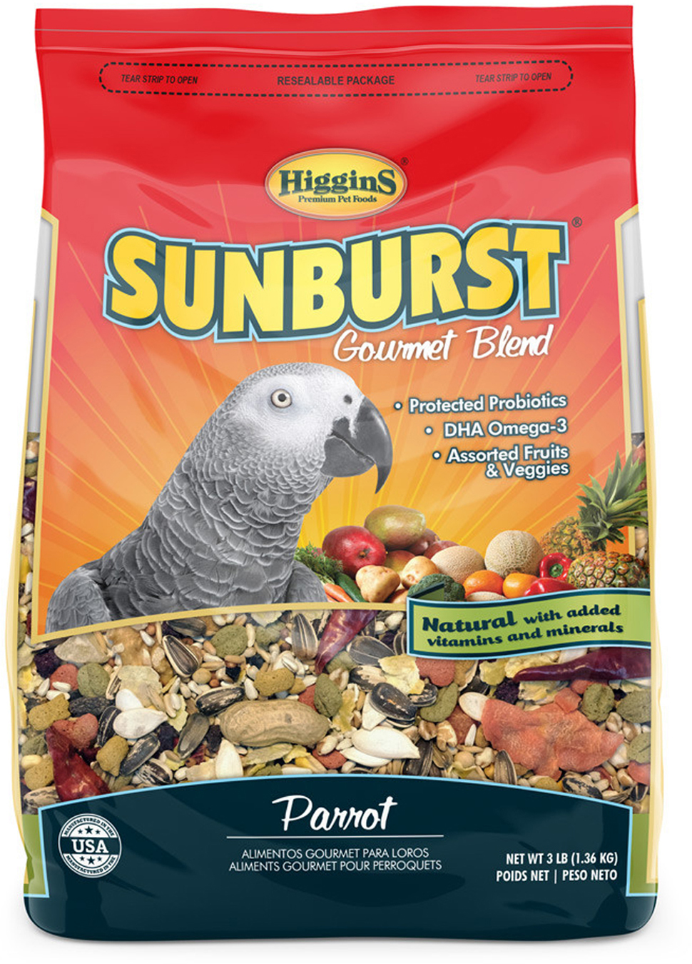 Higgins Sunburst Parrot 3Lbs