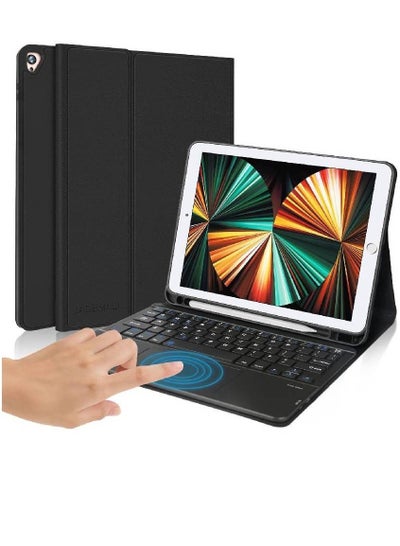 iPad 9.7 Keyboard Case For iPad 6th Generation, iPad Air 2 & Air iPad Pro 9.7 Wireless Bluetooth Touchpad Keyboard