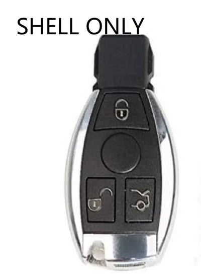 3 Button Key Shell Only for Mercedes Benz after 2000+ NEC&BGA replace NEC Chip with logo