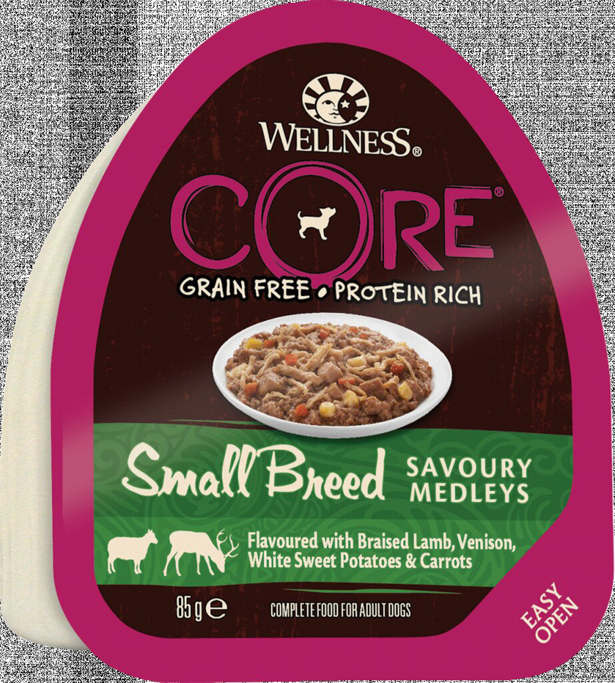 WEL CORE Dog Small Breed SavMed Lamb/Venison 85g