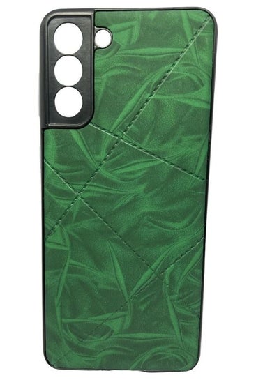 Samsung Galaxy S21 Plus Slim Leather Case Cover Green