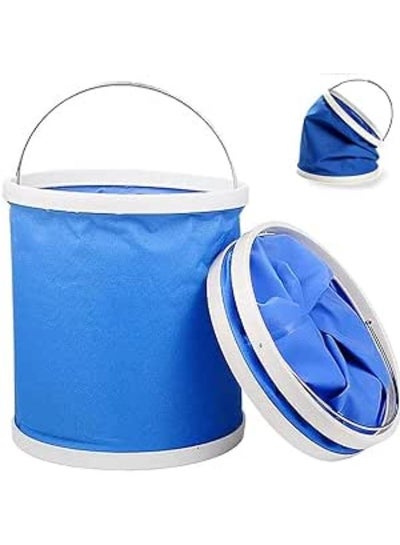Multi-function Outdoor Portable Folding Pail Fishing Cleaning Water Container For Hiking Camping House Working, Fishing, and Car Washing