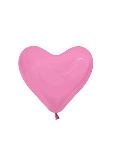 Sempertex 12-Inch Heart Latex Balloons Pink color