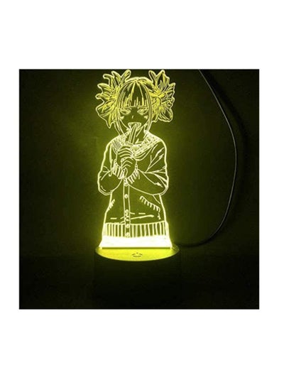 3D Lamp Anime My Hero Academia Children LED Night Light Toga Himiko Figure Kids Nightlight for Bedroom Decoration Christmas Gifts 16 Colors
