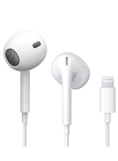 Lightning Headphone Wired Built-in Microphone & Volume Control in-Ear Stereo Headset Compatible iPhone