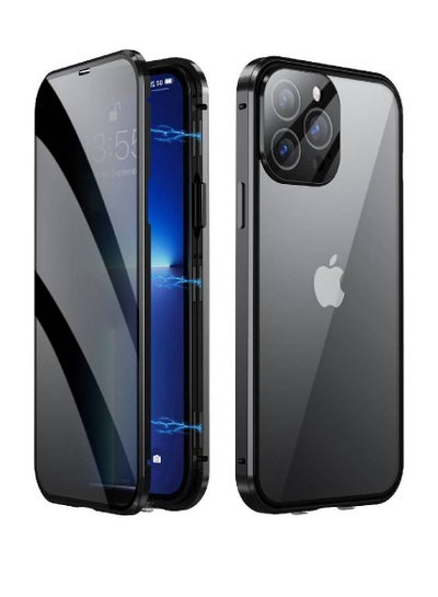 Ultra Protective Anti-Scratch Anti-Spy Magnetic Privacy Case Cover For Apple iPhone 14 Pro Max Black