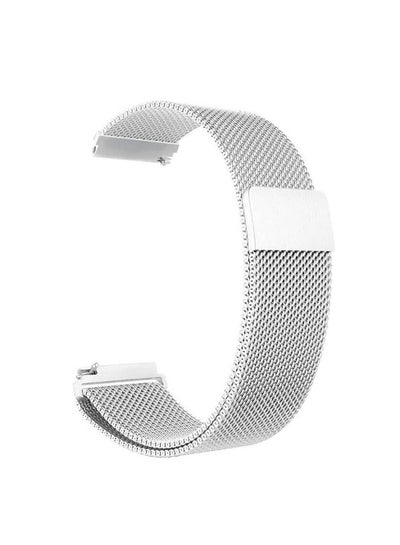 Loop Stainless Steel Smartwatch Strap Band For Honor Magic 2 22mm Silver