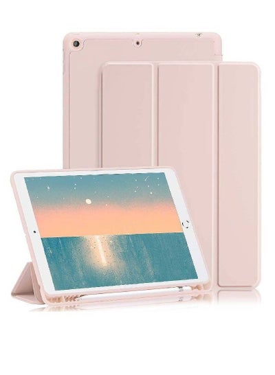 iPad 9th/8th/7th Generation case (2021/2020/2019) iPad 10.2-Inch Case with Pencil Holder [Sleep/Wake] Slim Soft TPU Back Smart Magnetic Stand Protective Cover Cases