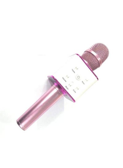 Wireless Handheld Karaoke Microphone Bluetooth For Smart Phones - Pink