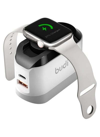BUDI iPhone Fast Charger with Foldable Apple Watch Wireless Charging USB PD 38W Wall Charge Travel Charger for Apple Watch Block Wall Charger iPhone 13/12/Mini/12 Pro Max Phone AirPods, Apple Watch