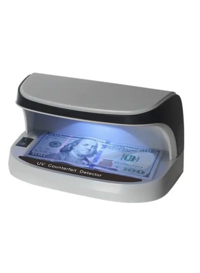 UV Counterfeit Bill Money Detector, Small Footprint, Portable, Rechargeable, Lightweight, Bills Credit Cards Banknote Passports IDs All Currencies, Auto ON/Off, LED Light Currency Check