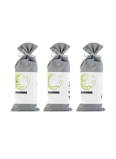3 Pieces Bamboo Charcoal Air Purifying Bags Car Air Purifier Activated Carbon Bag