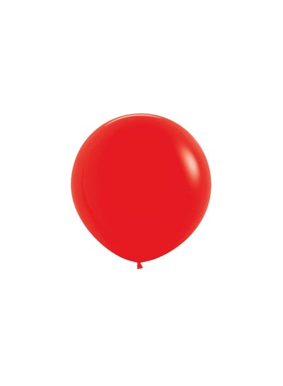 Sempertex 36'' Round Balloon, 40g Red Flash Latex Balloons