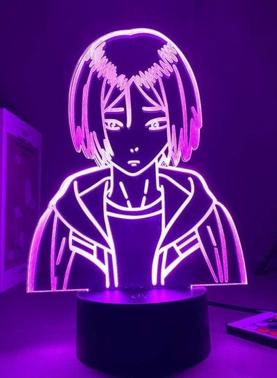 Multicolour Haikyuu Anime Figure Home Home Decor Night Lights 3D LED Lamp USB Lamp For Kids Bedroom 16 Color With Remote