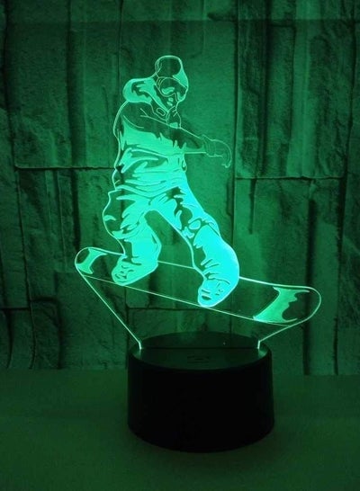 3D Night Light Scooter Sports 3D Lights Colorful Touch Led Visual Lights Festival 3D Night Light