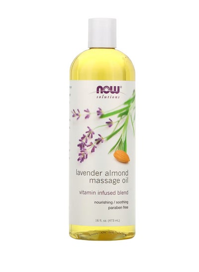 Solutions Lavender Almond Massage Oil 16 fl oz 473 ml