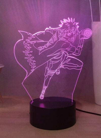 Naruto LED Night Light for Kids Japanese Anime 3D Table Lamp, USB Touch Child Bedroom Night Lamp Decor Light 16 Colors Desk Lamp Children Birthday Xmas Gift