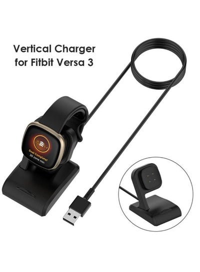 USB Charger for Fitbit Versa 3/Fitbit Sense Charging Cable Watch Power Adapter